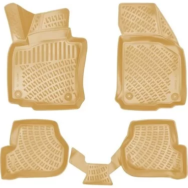 Rizline Volkswagen Jetta 2005-2011 4D Havuzlu Paspas Bej