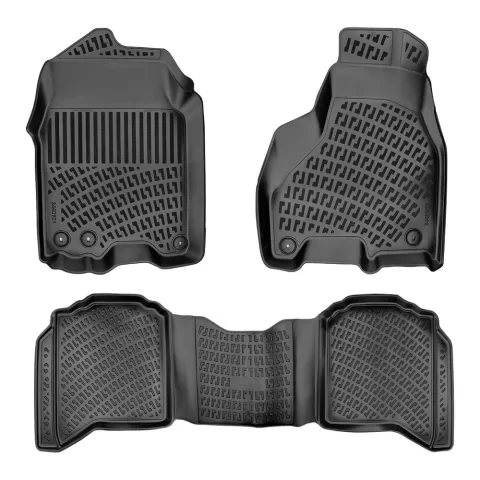Rizline Dodge Ram 2500-3500 Crew Cab Halı Zemin Otomatik Vites 2009-2019 4D Havuzlu Paspas