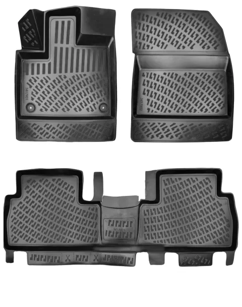 Rizline Peugeot Rifter 2019 Sonrası 4D Havuzlu Paspas | Katlanabilir Ön Yolcu Koltuğu