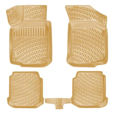Rizline Seat Leon 1998-2004 4D Havuzlu Paspas Bej