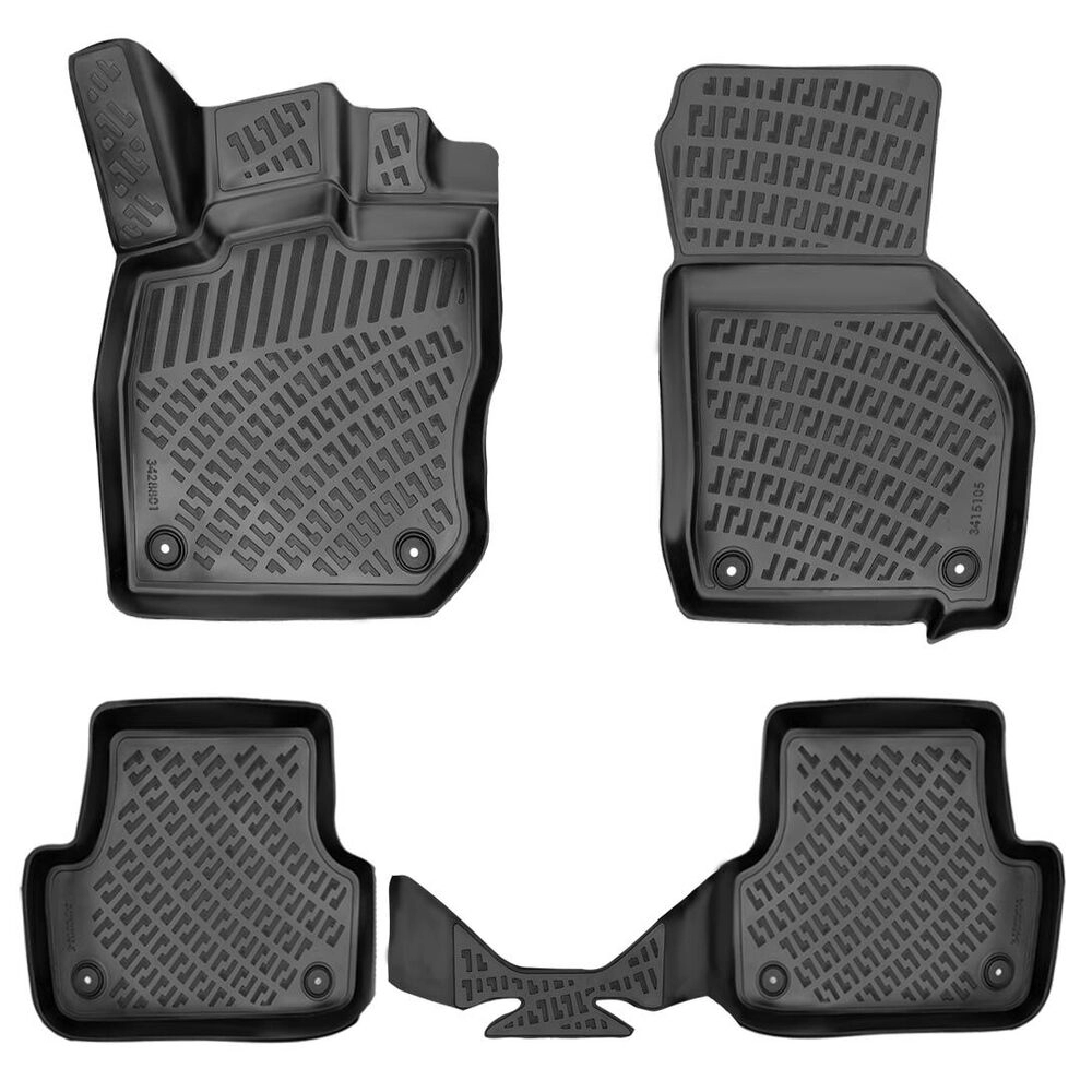 Audi A3 2022 Havuzlu Paspas Siyah 