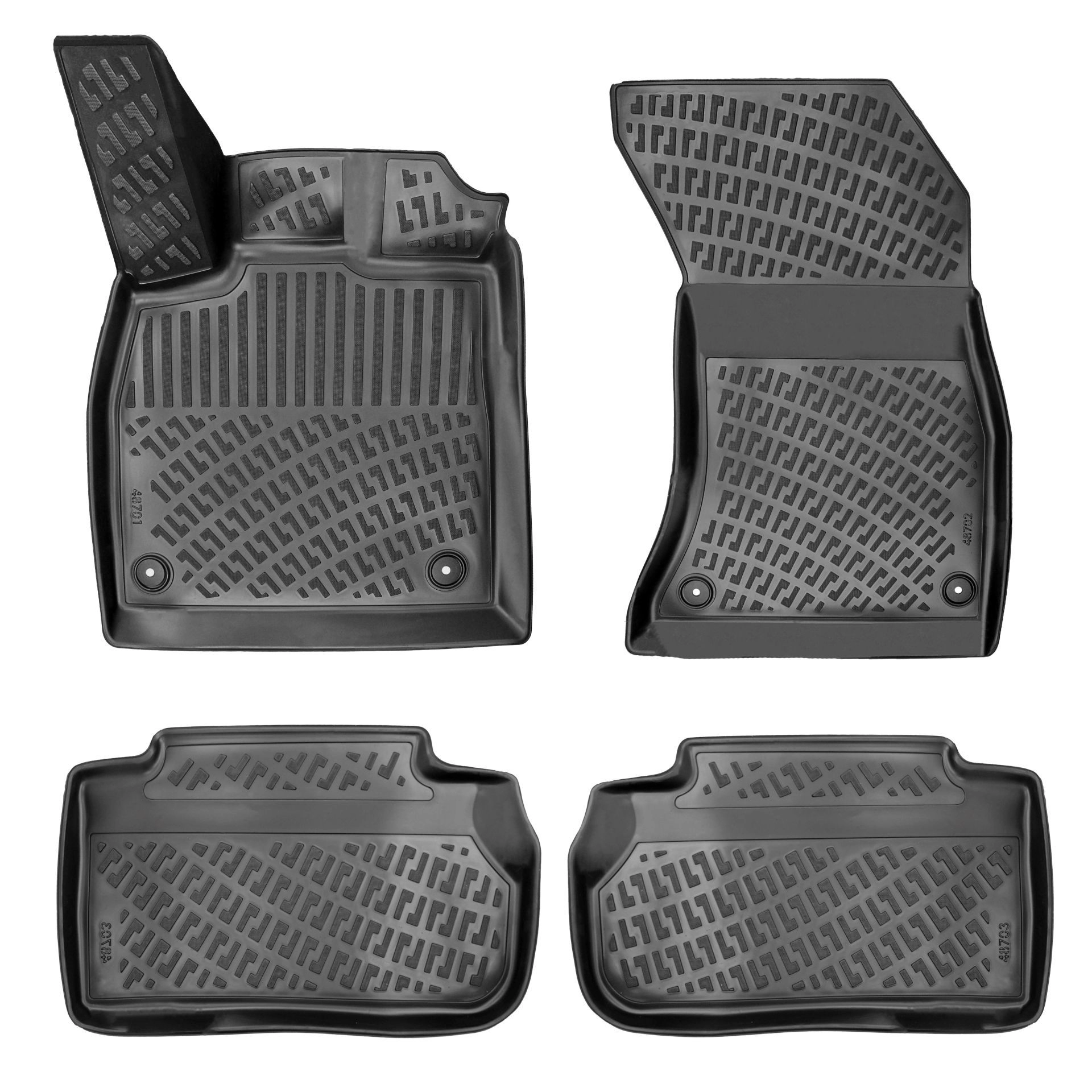 Audi Q5 2020 Havuzlu Paspas Siyah 