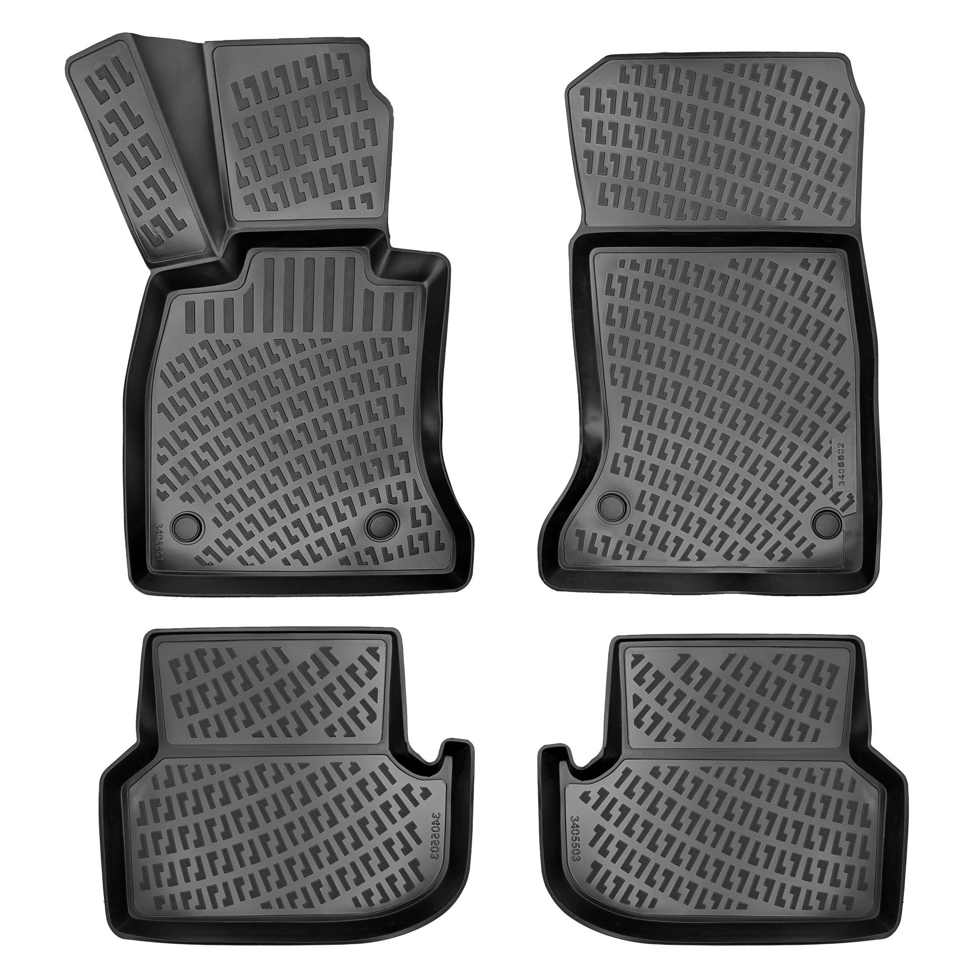 Bmw 5 Serisi F10 2016 Havuzlu Paspas Siyah 