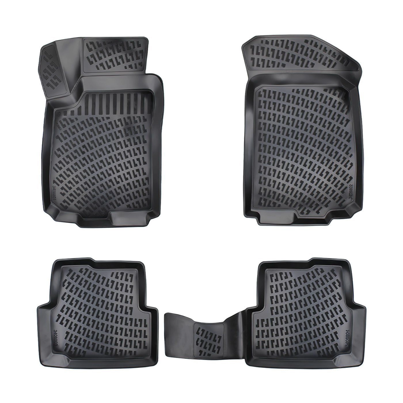 Chevrolet Aveo 2012 Havuzlu Paspas Siyah 