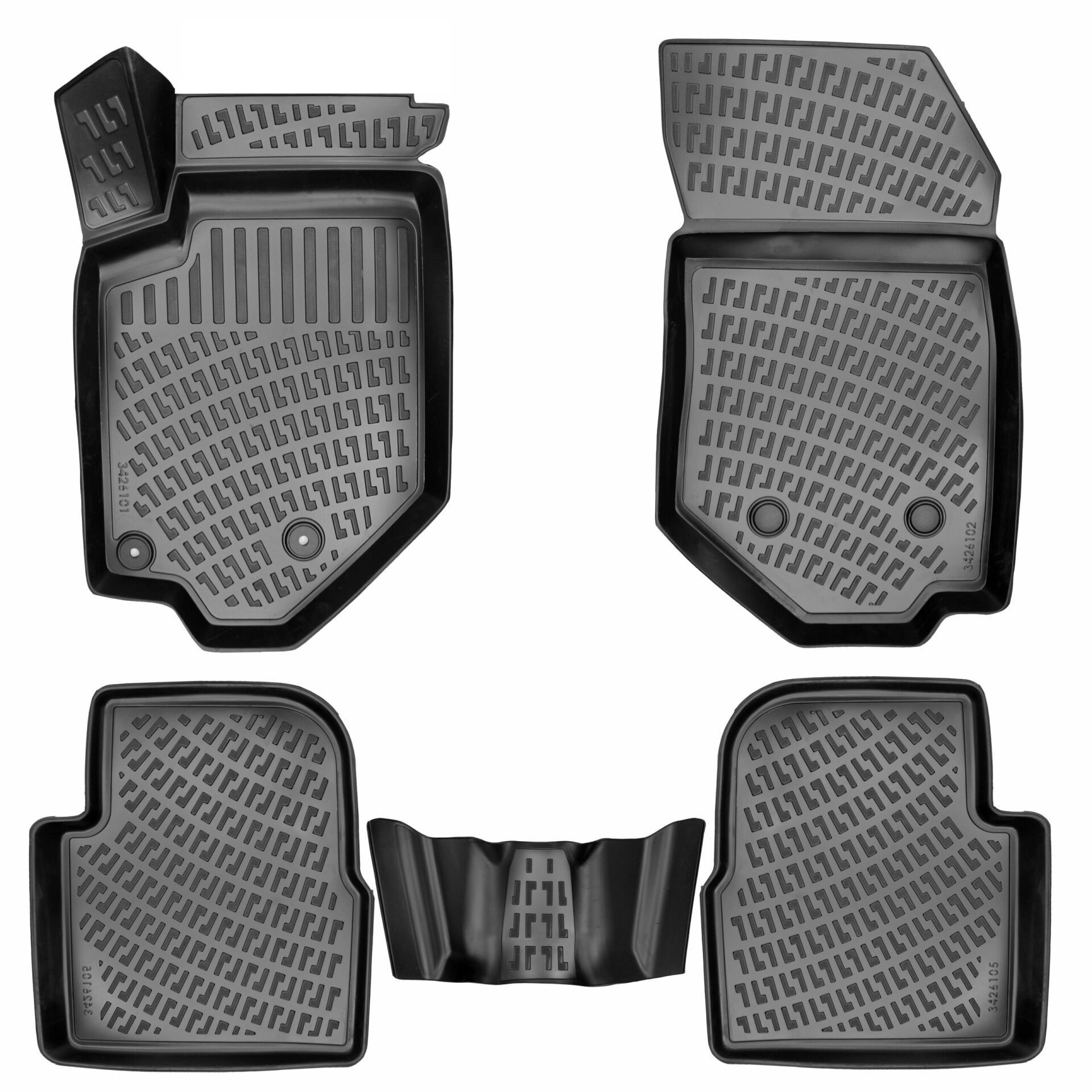 Citröen C4X 2023 Havuzlu Paspas Siyah 