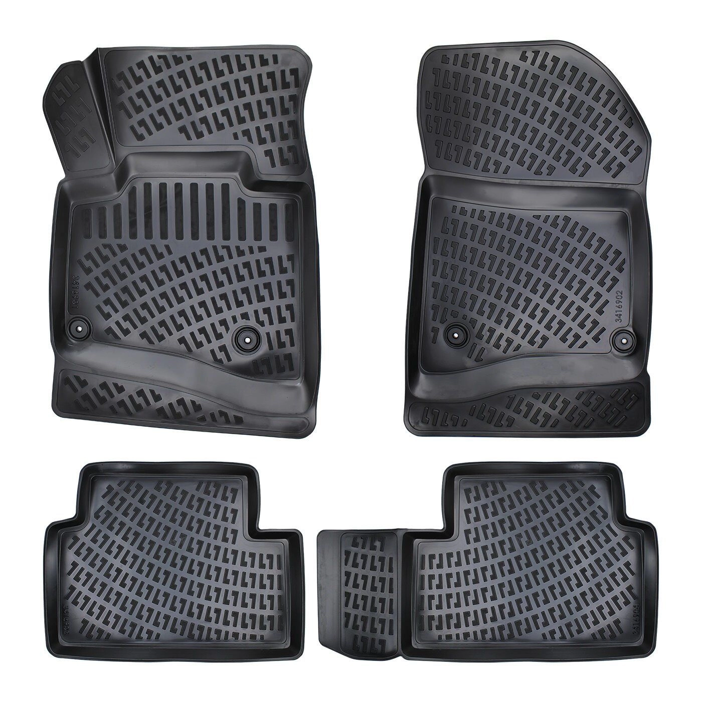 Citröen C5 2017 Havuzlu Paspas Siyah 