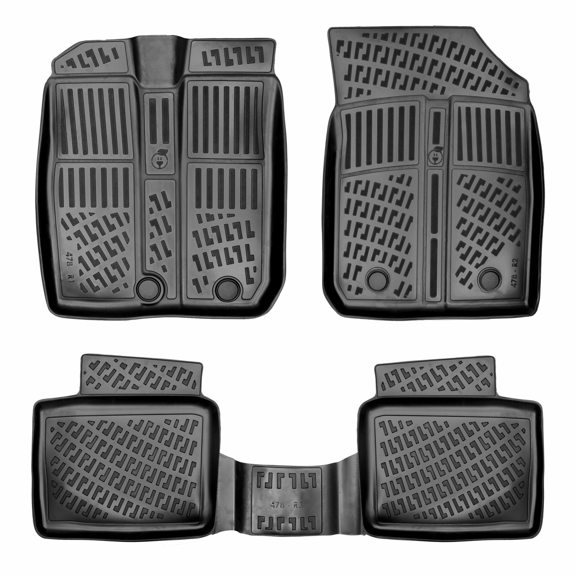 Dacia Spring 2023 3D Havuzlu Paspas Araca Özel