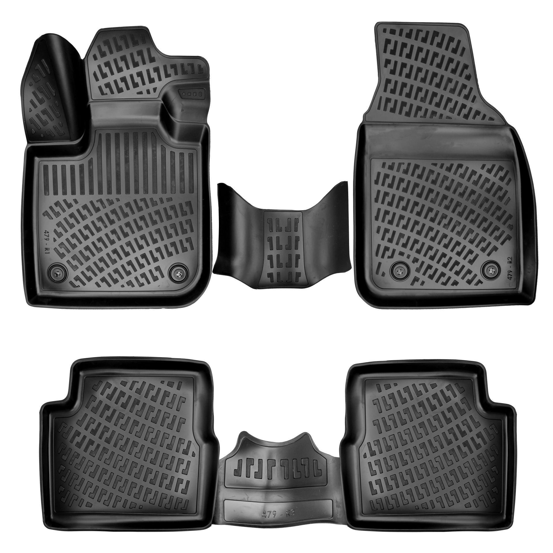 Fiat 500 Elektrikli 2024 Havuzlu Paspas Siyah 