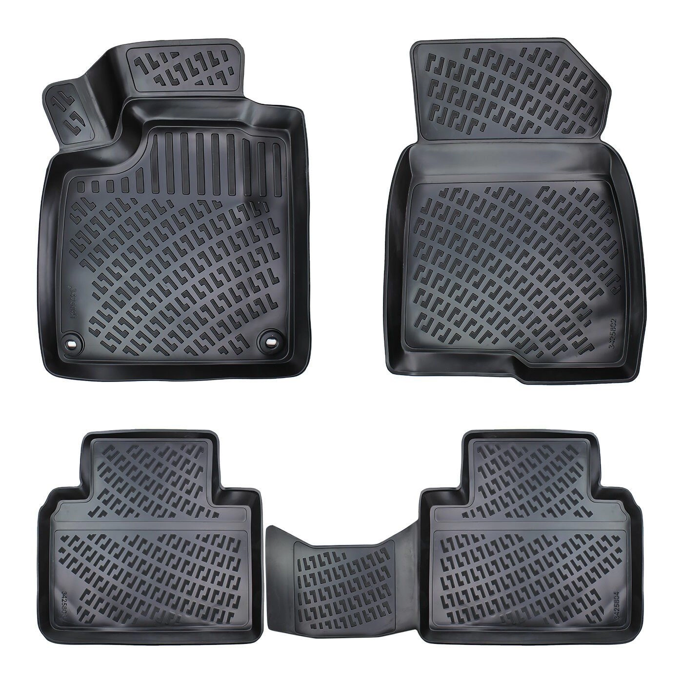 Honda Accord 2020 Havuzlu Paspas Siyah 