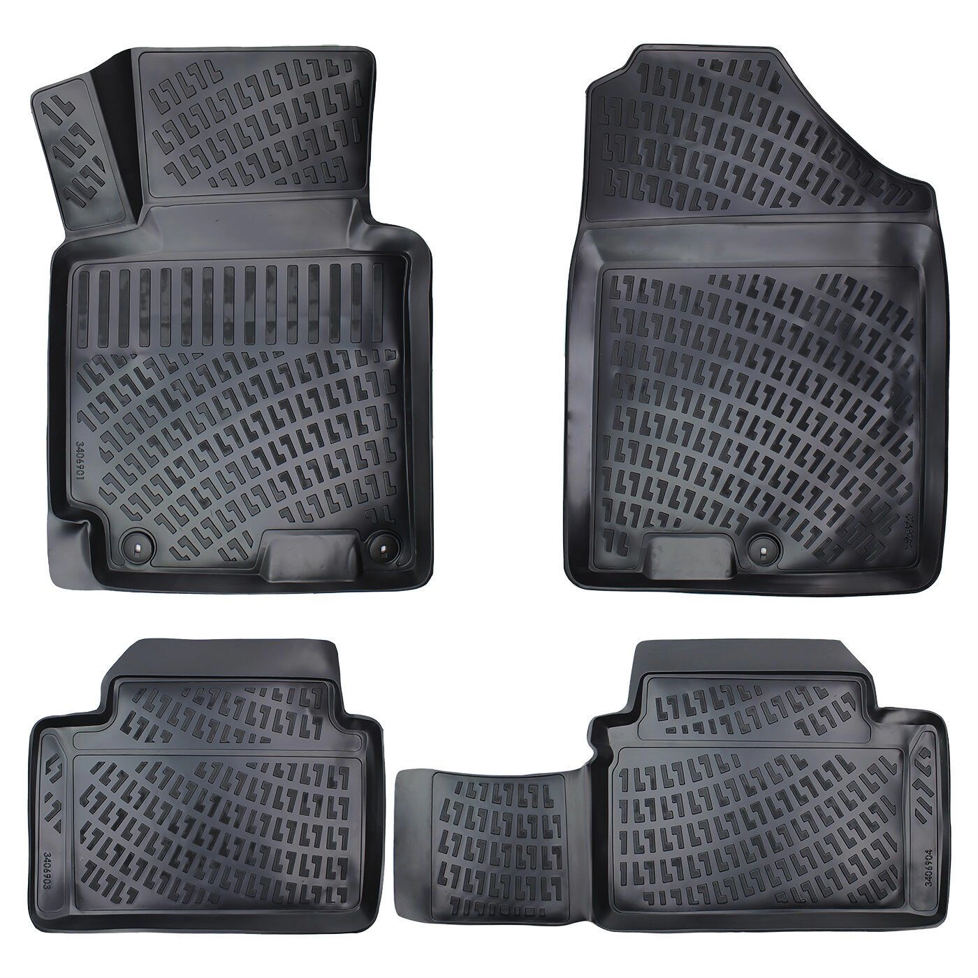 Kia Ceed 2014 Havuzlu Paspas Siyah 