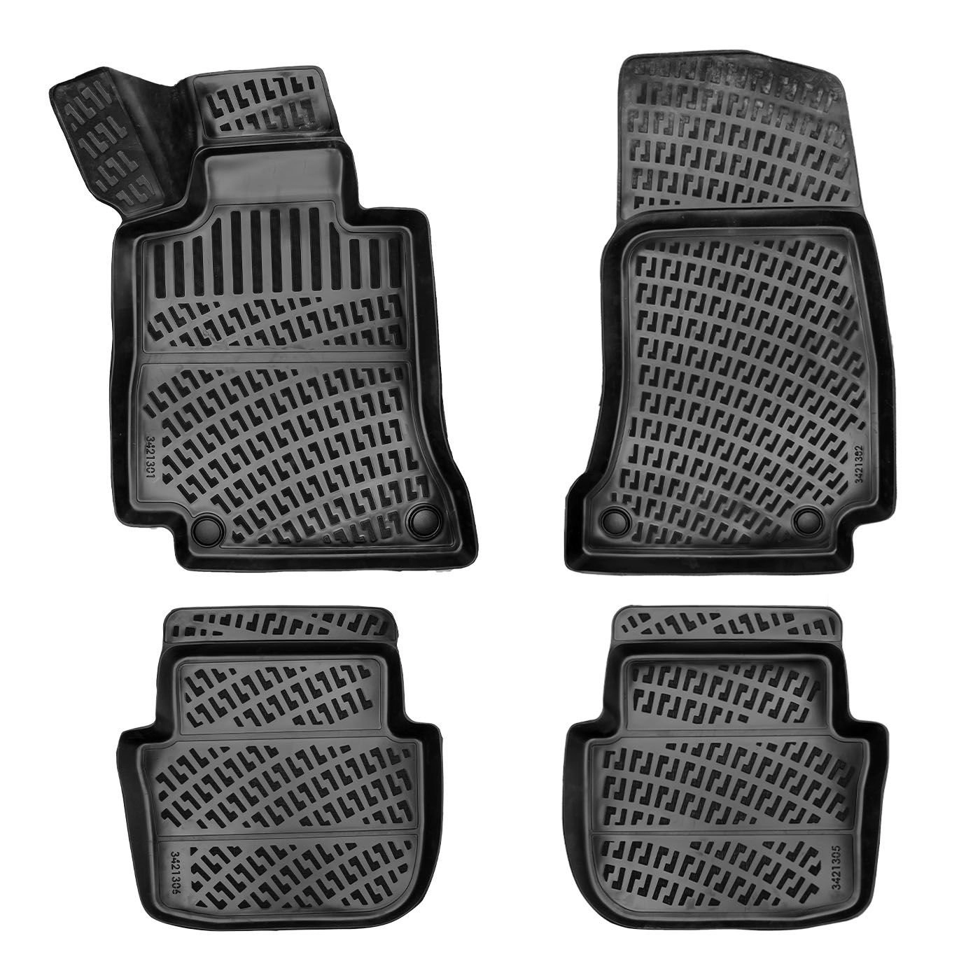 Mercedes-Benz E Serisi Coupe 2022 C238 Havuzlu Paspas Siyah 