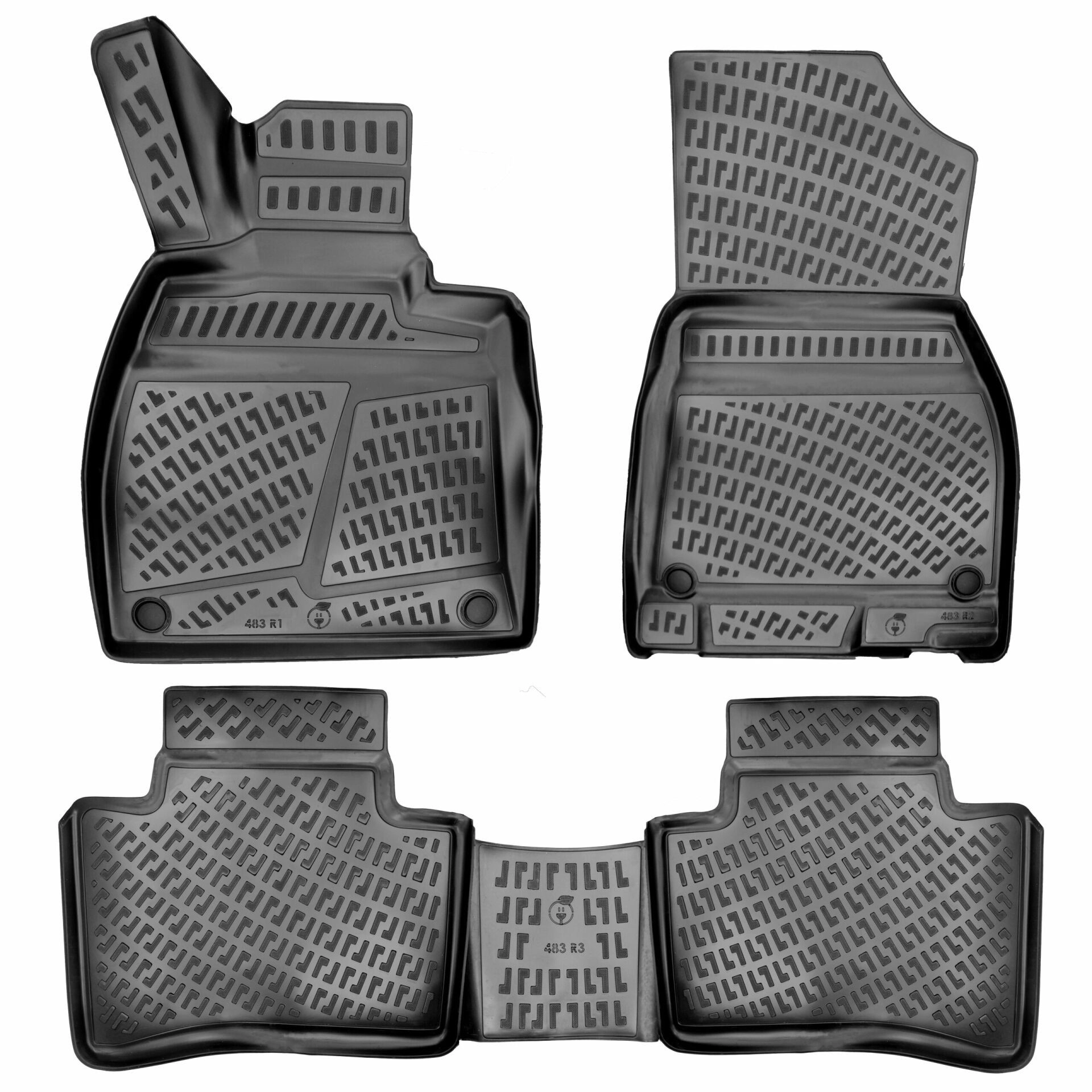 Mercedes-Benz EQS Sedan 2023 Havuzlu Paspas Siyah 