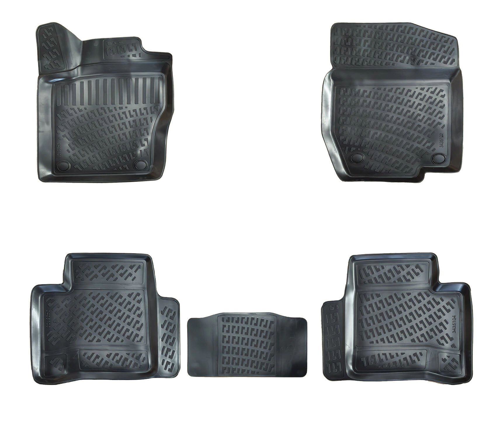 Mercedes-Benz ML Serisi / 63 AMG 2010 W164 Havuzlu Paspas Siyah 