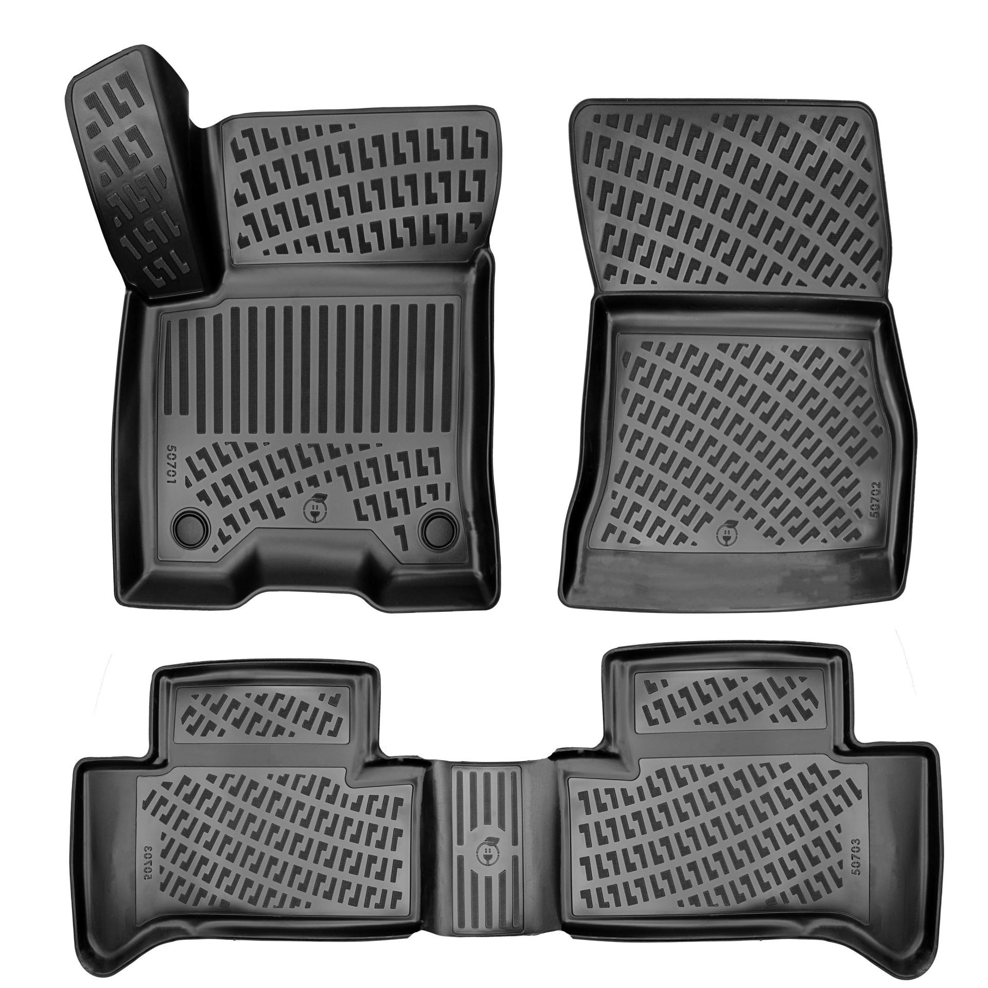 Mercedes EQA 2024 Havuzlu Paspas Siyah 