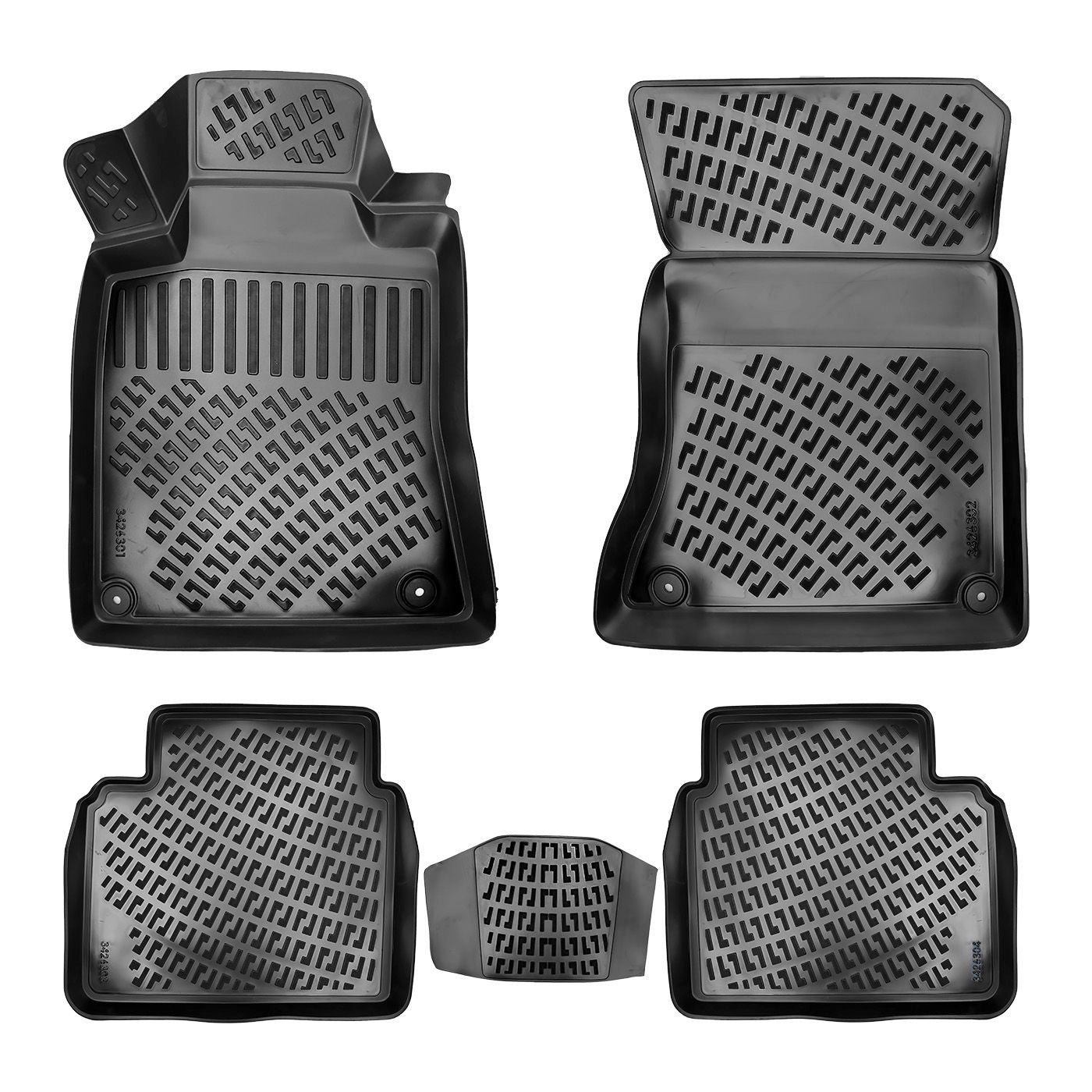 Nissan Altima 2021 Havuzlu Paspas Siyah 