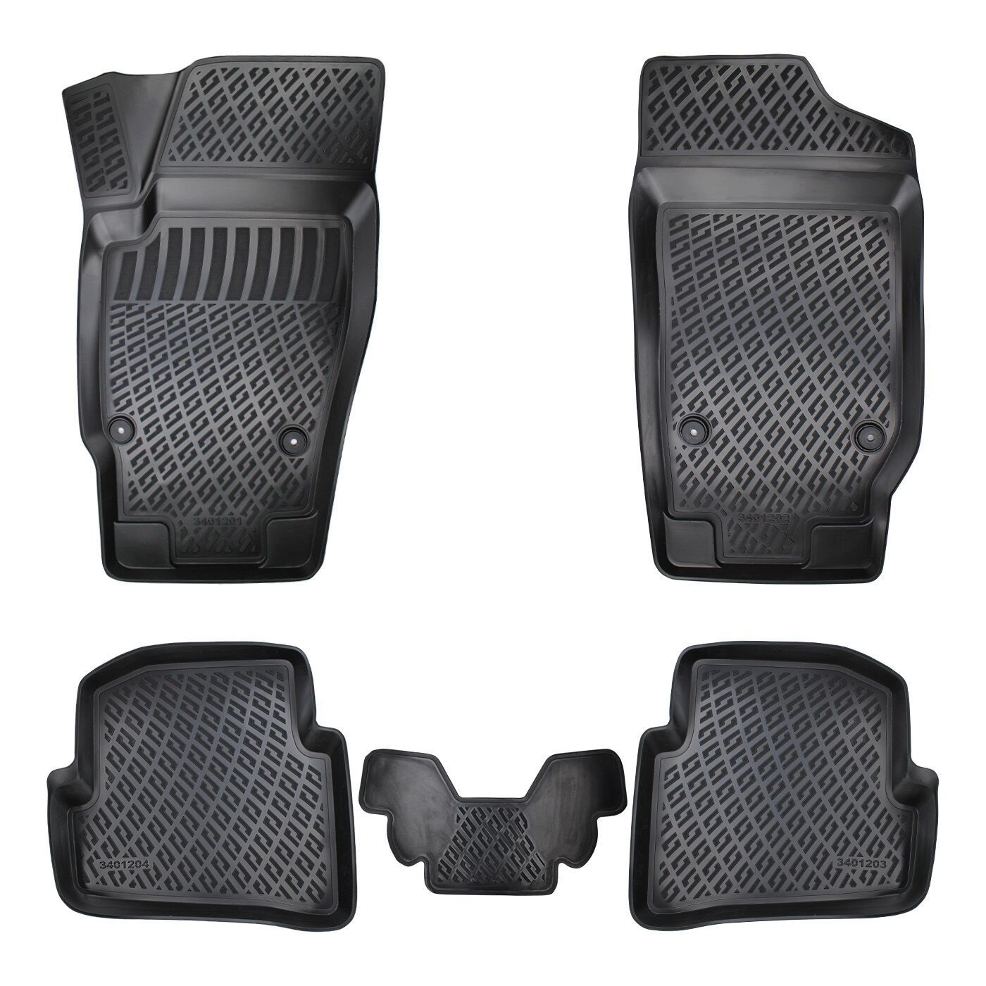 Seat İbiza 2014 Havuzlu Paspas Siyah