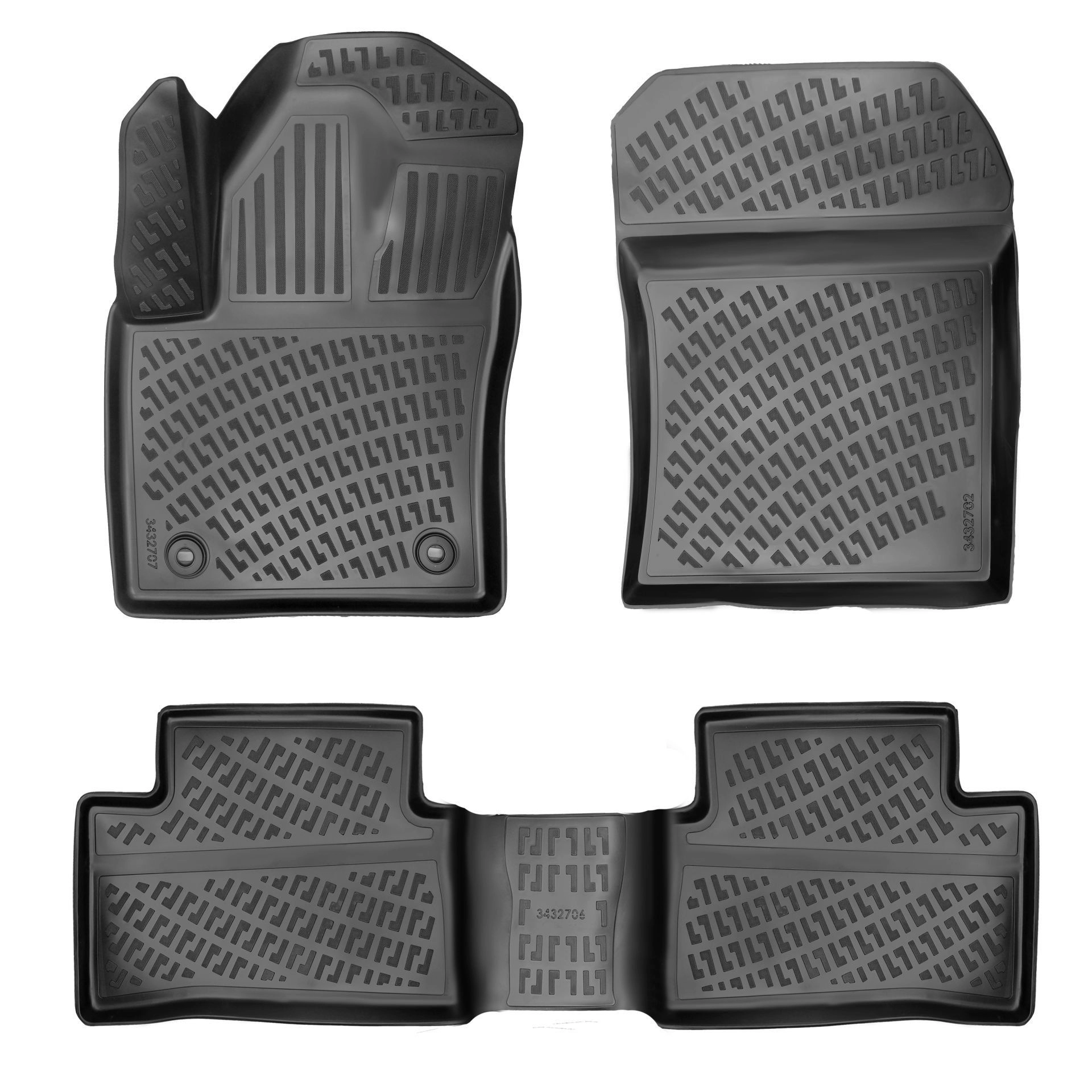 Toyota C-HR 2023 Havuzlu Paspas Siyah 