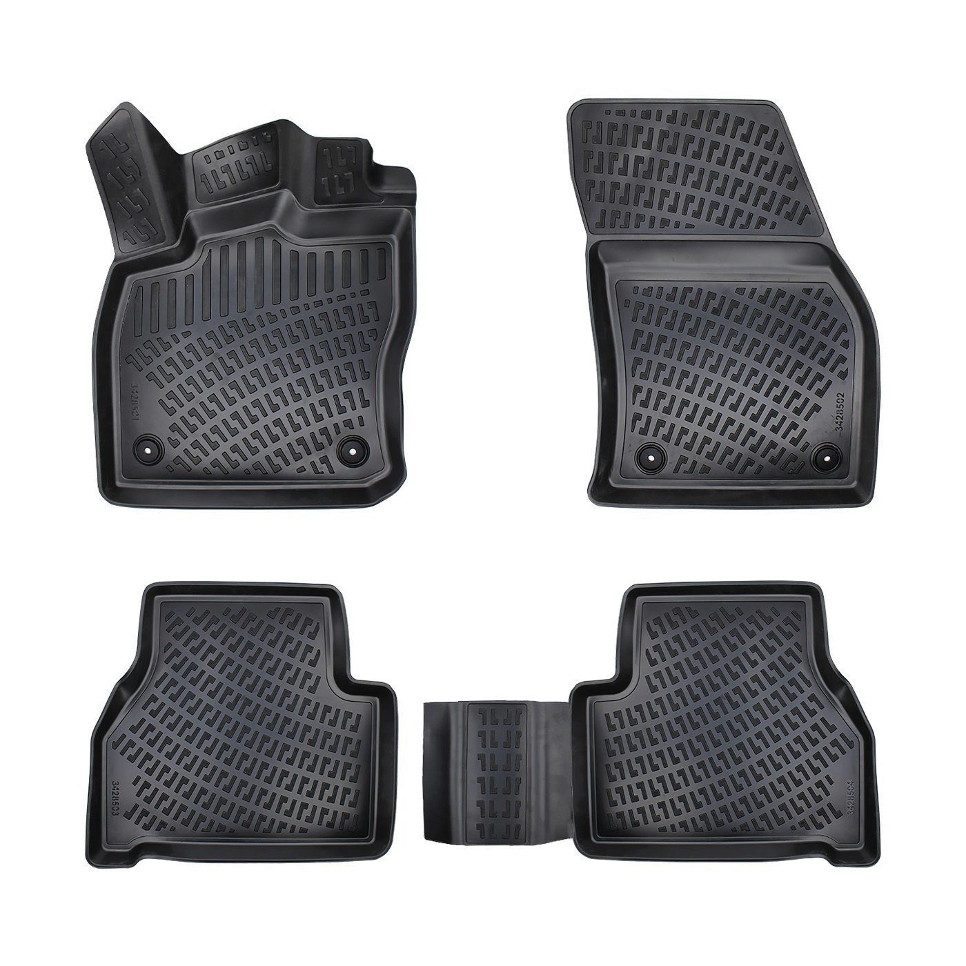 Volkswagen Caddy 2020 Havuzlu Paspas Siyah 