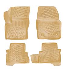 Rizline Ford C-Max 2003-2010 4D Havuzlu Paspas Bej