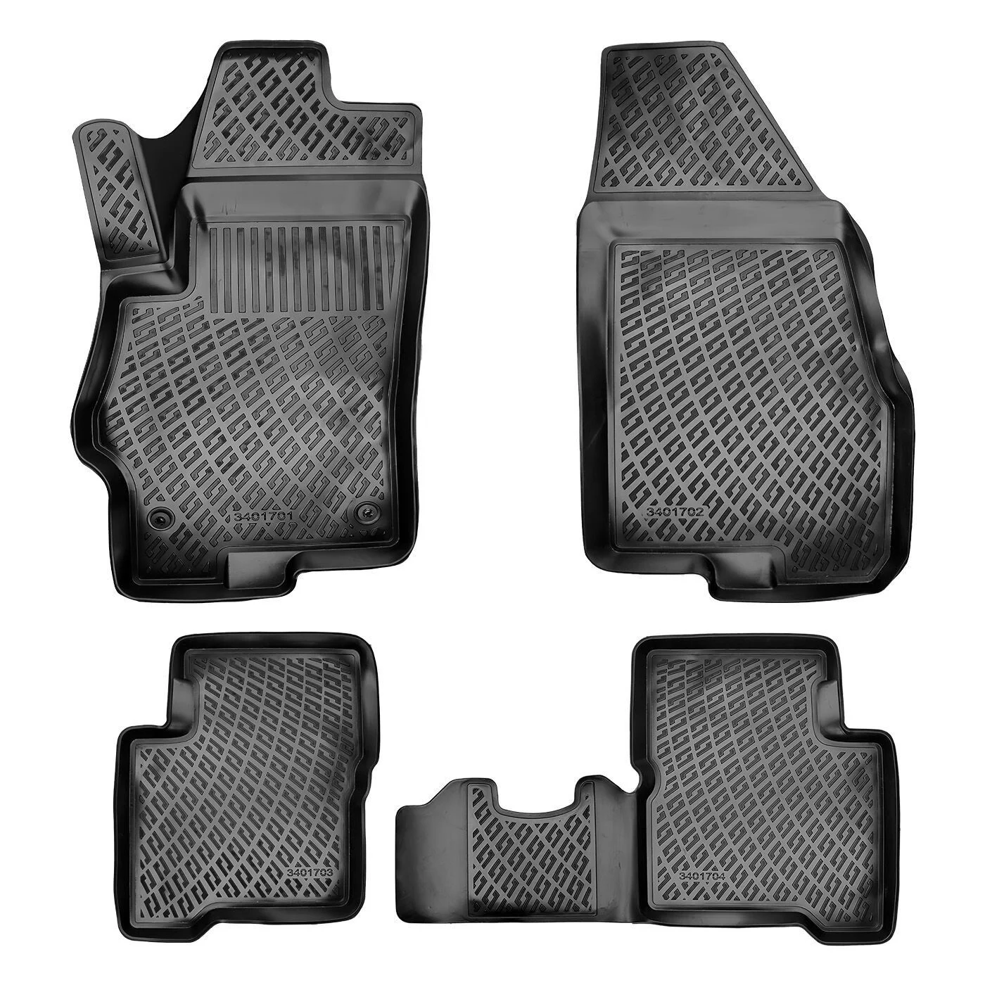 Rizline Fiat Linea 2007 Sonrası 4D Havuzlu Paspas