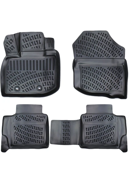 Rizline Honda City 2009-2013 4D Havuzlu Paspas