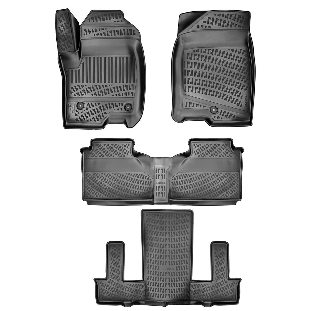 Rizline Cadillac Escalade 2021 Sonrası 4D Havuzlu Paspas | Bucket Seating 7 Koltuklu