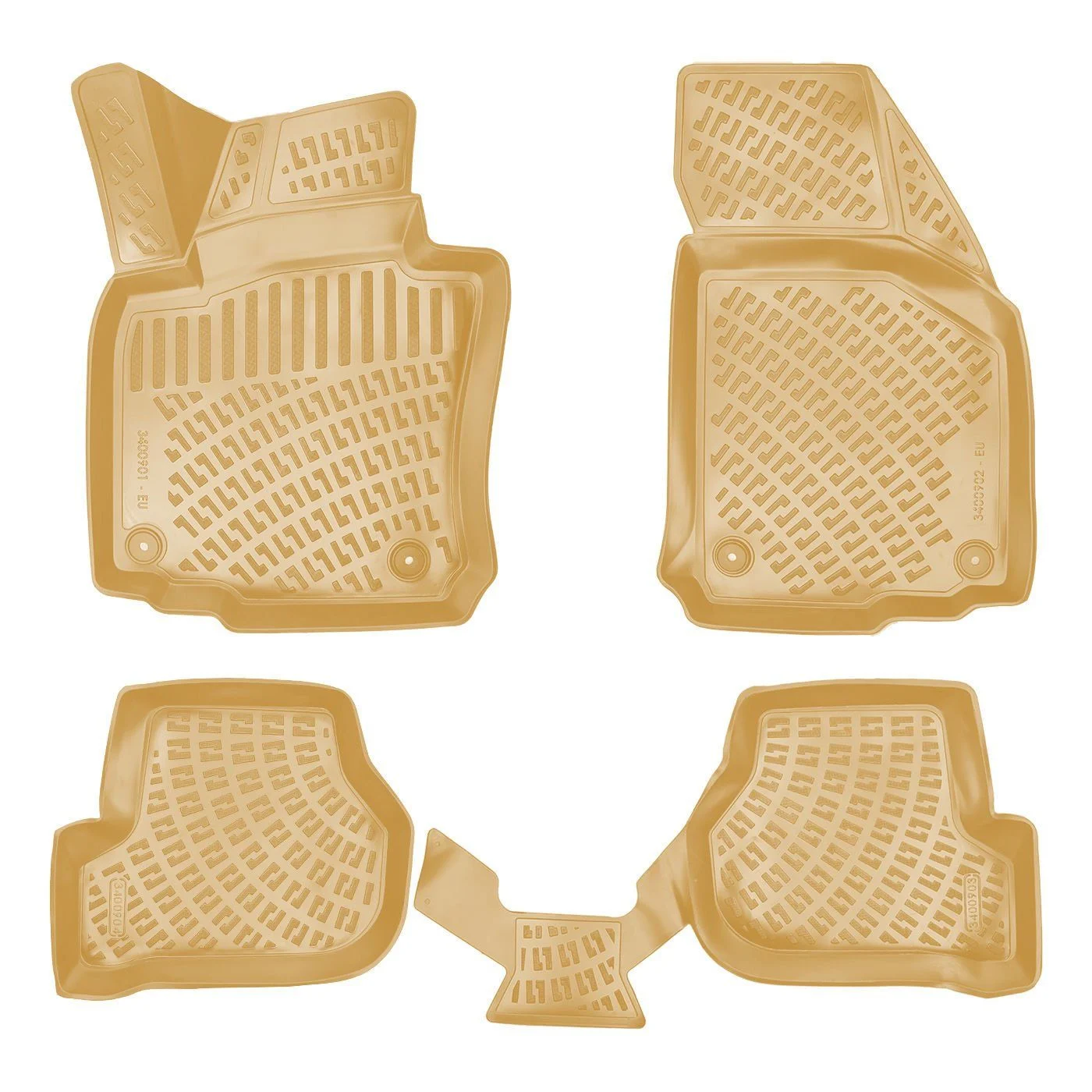 Rizline Seat Toledo 2004-2009 4D Havuzlu Paspas Bej