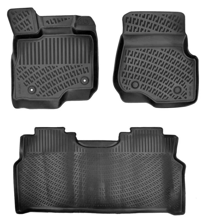 Rizline Ford F-150 2009-2014 4D Havuzlu Paspas | Super Crew Halı Zemin Isıtma Kanalsız USA