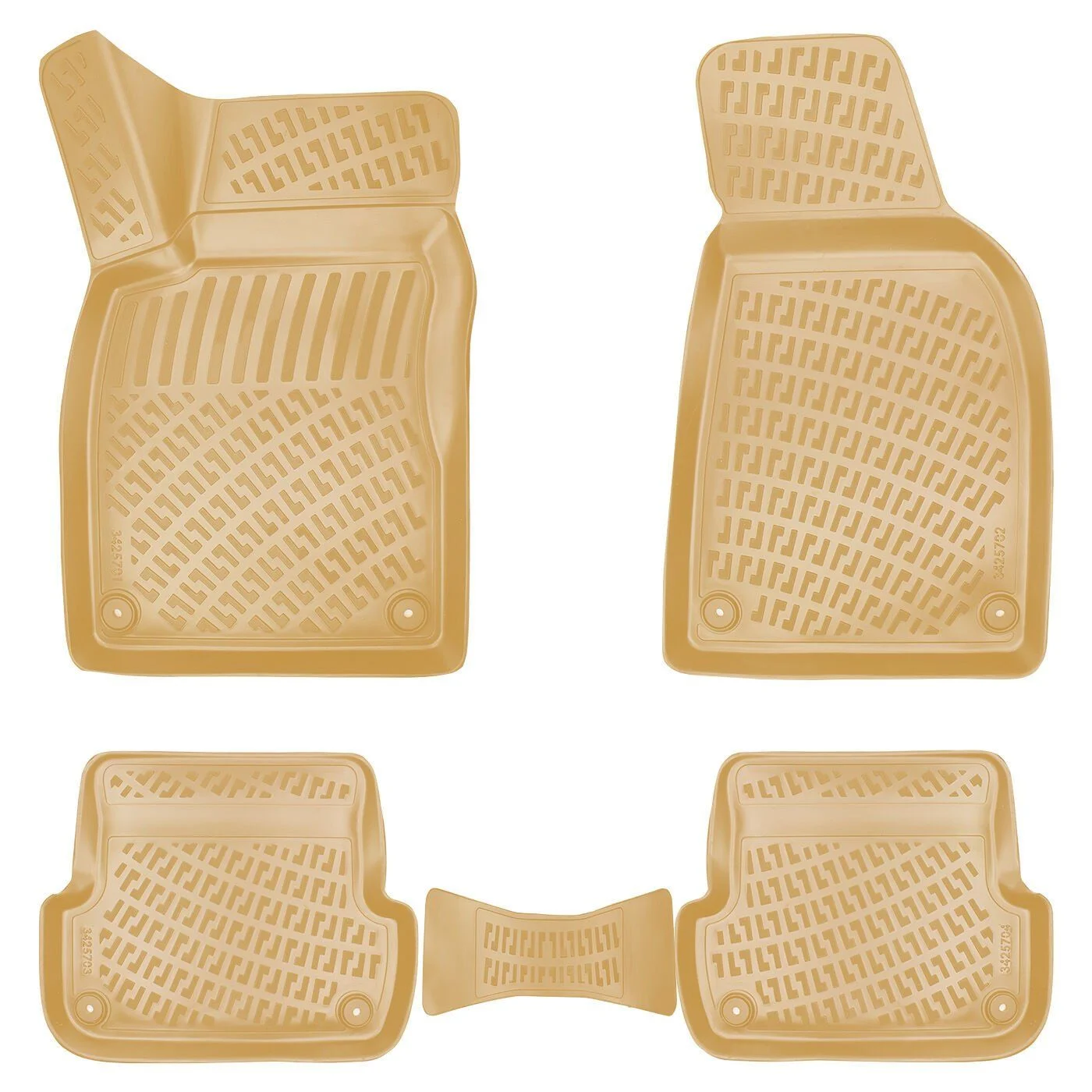 Rizline Audi A4 2001-2006 4D Havuzlu Paspas Bej