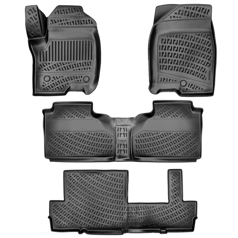 Rizline Chevrolet Suburban Bench Seating 2021 Sonrası 4D Havuzlu Paspas | 8 Koltuklu