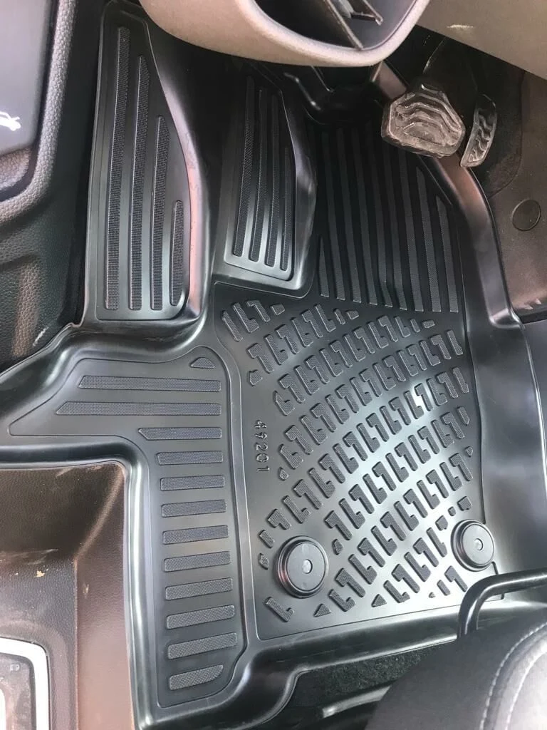 Rizline Ford Tourneo Custom 2012-2023 4D Havuzlu Paspas | Şoför + 2 Yolcu Koltuğu - Otomatik Vites