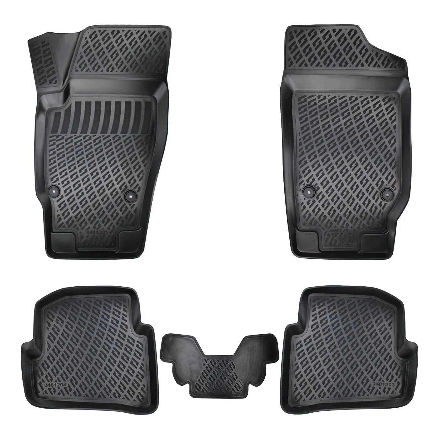 Rizline Skoda Fabia 1999-2007 4D Havuzlu Paspas