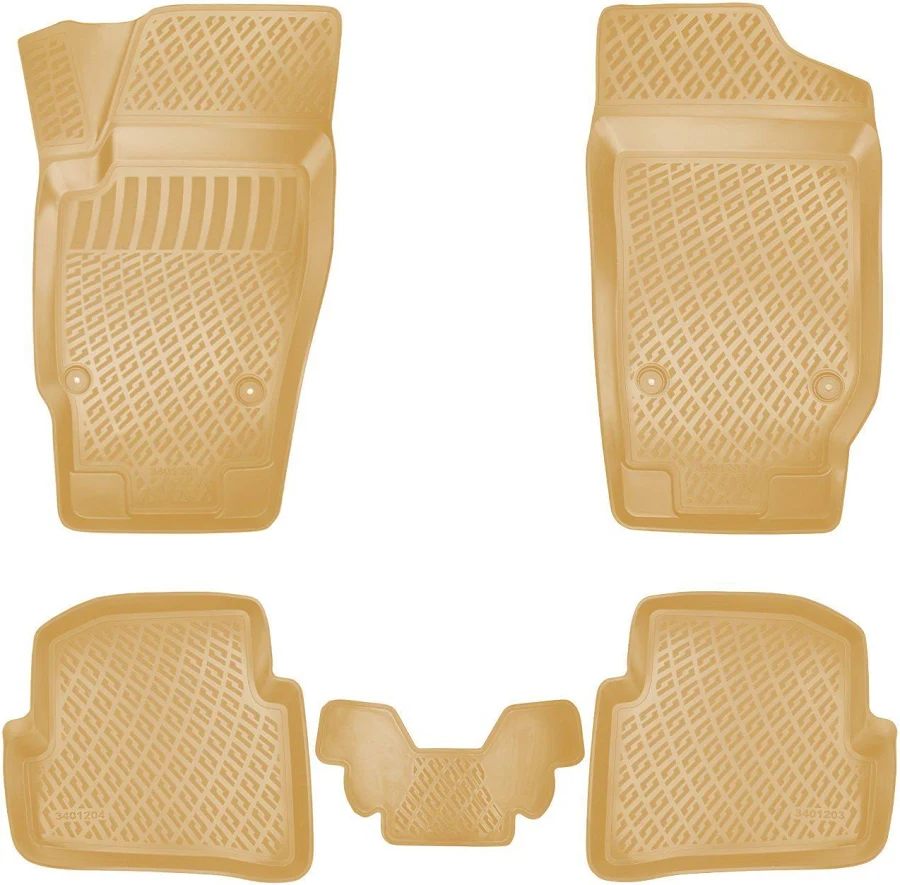Rizline Seat Ibiza 2002-2008 4D Havuzlu Paspas Bej