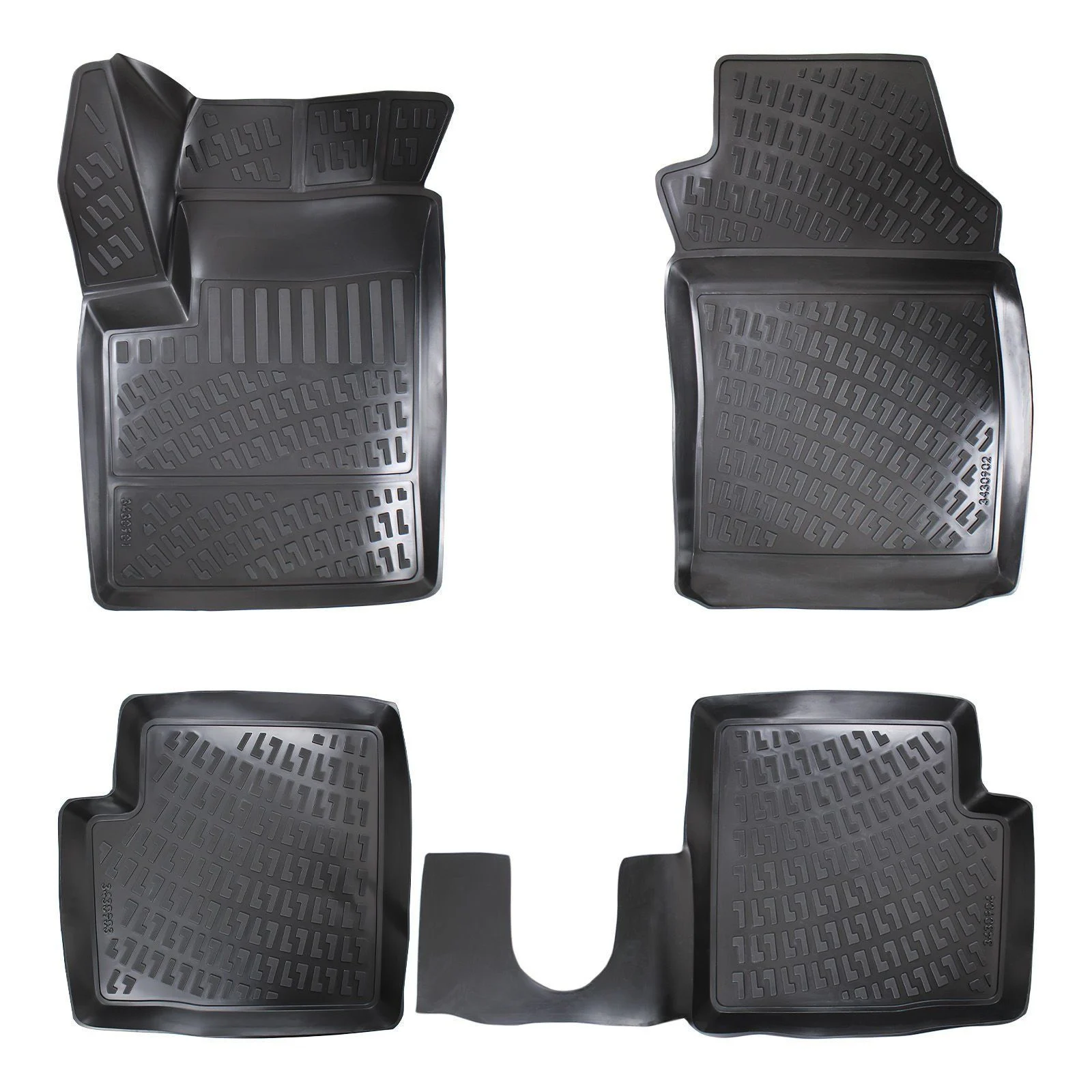 Rizline Fiat Panda 2003-2011 4D Havuzlu Paspas
