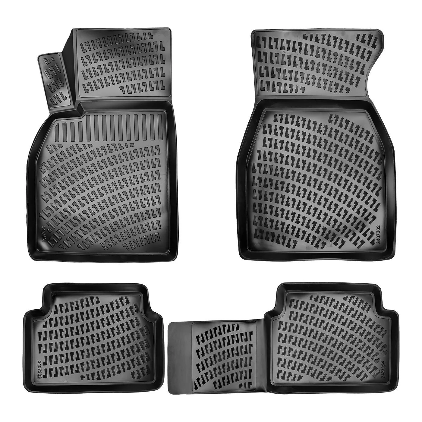 Rizline Renault Megane 2 2002-2009 4D Havuzlu Paspas | Sedan